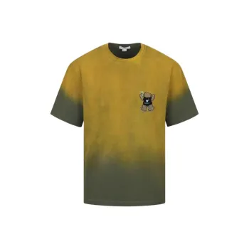 URBAN REVIVO T Shirts Men Yellow Green