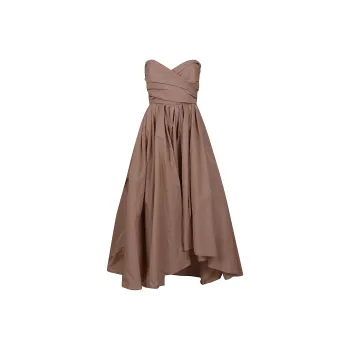PINKO Strapless Wrap Detailed Dress