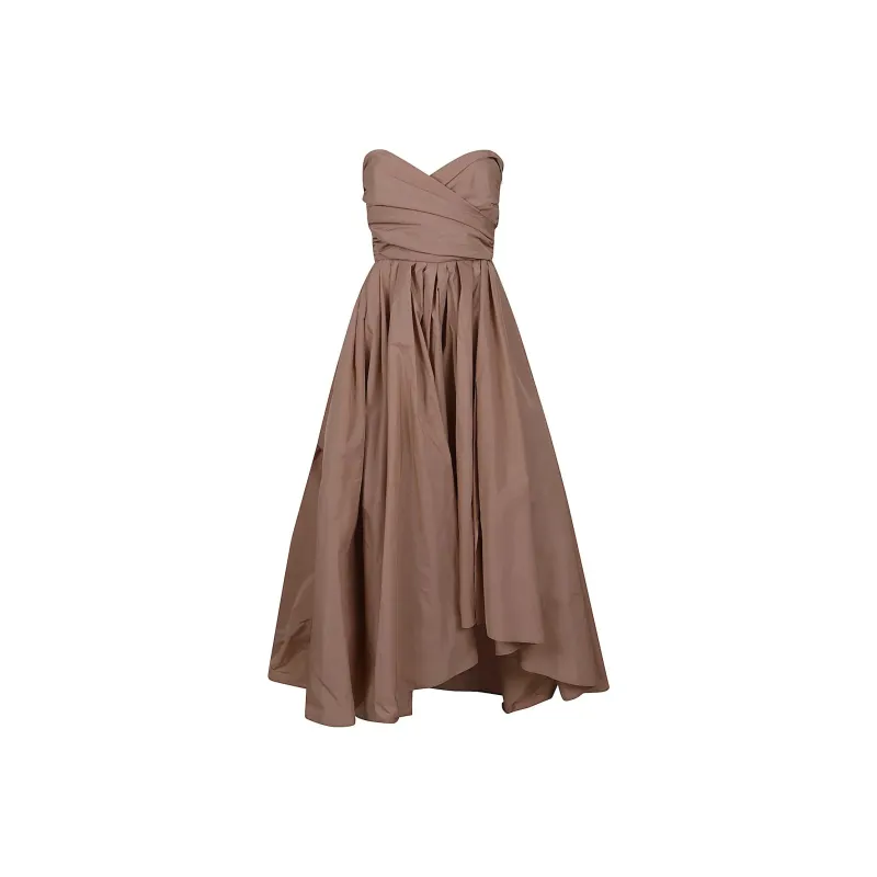 PINKO Strapless Wrap Detailed Dress-0