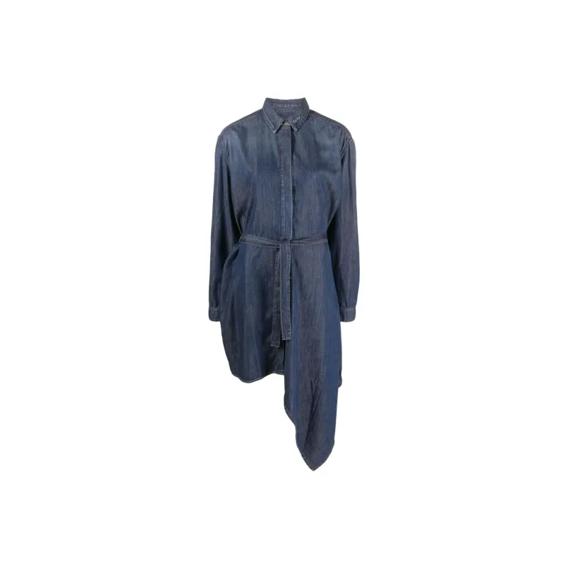 DIESEL Long-Sleeved Dresses Women's Blue-0