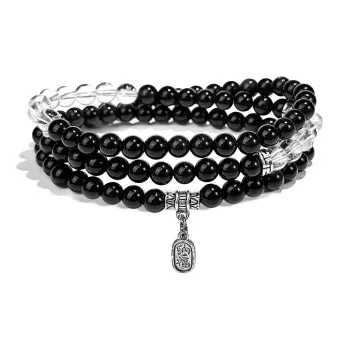 PUTUOSHANWENCHUANG Obsidian Bracelets Unisex