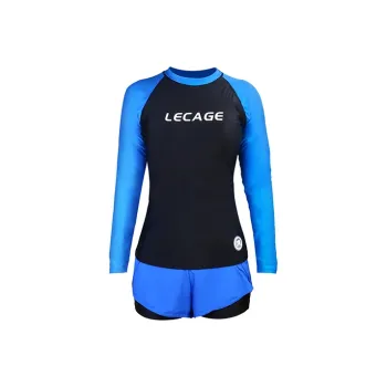 LECAGE Two Piece Swimsuits Women's Blue