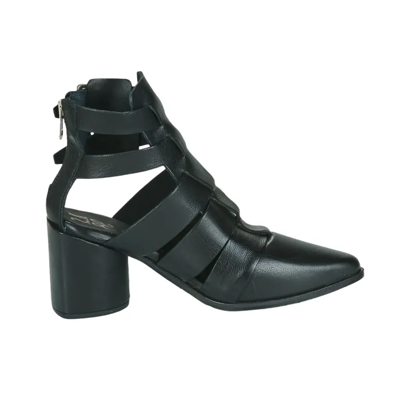 AirStep Enia Ankle Boots 8cm Women's Black-1