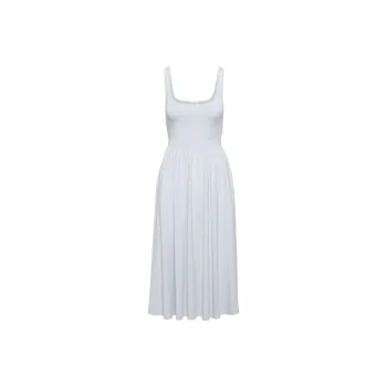 ARITZIA Wilfred Market Midi Dress Slip Dresses Women's Sterling Blue/Pure Blue