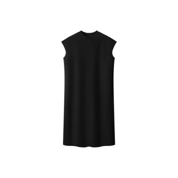 MOSIIMORII Sleeveless Dress Women's Classic Black