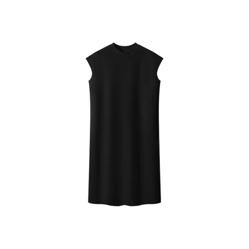 MOSIIMORII Sleeveless Dress Women's Classic Black-0