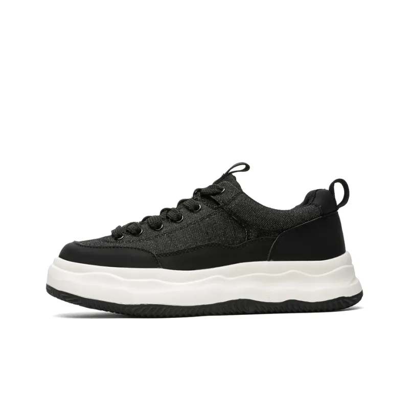 TELENT Slip Resistant Waterproof Abrasion Resistant Low Top Casual Shoes Men's Pure Black-0