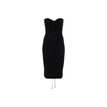 Wolford Fatal Strapless Ruched Mini Dress