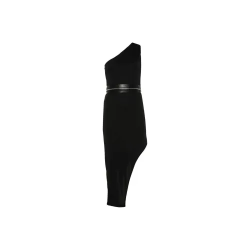 Patrizia Pepe Zip detail Asymmetric Dress