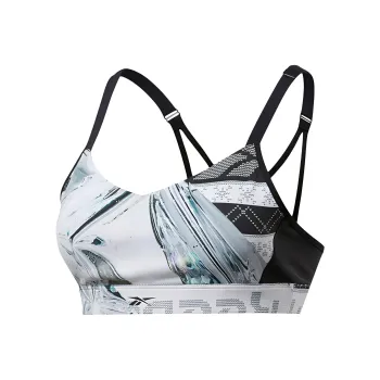 Reebok Ts Hero Strppy Bra- Gift Sports Underwear Women's White