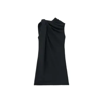 Alexander McQueen Knot Detailed Mini Dress