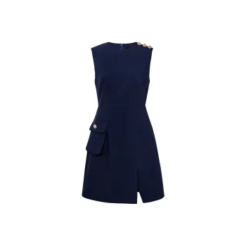 ROEYSHOUSE Sleeveless Dress Women's Dark Blue