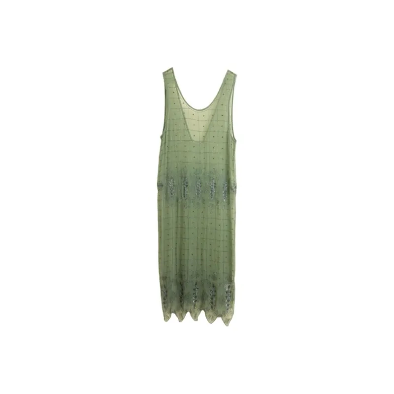 BODE Sleeveless Dress Women's Green-0