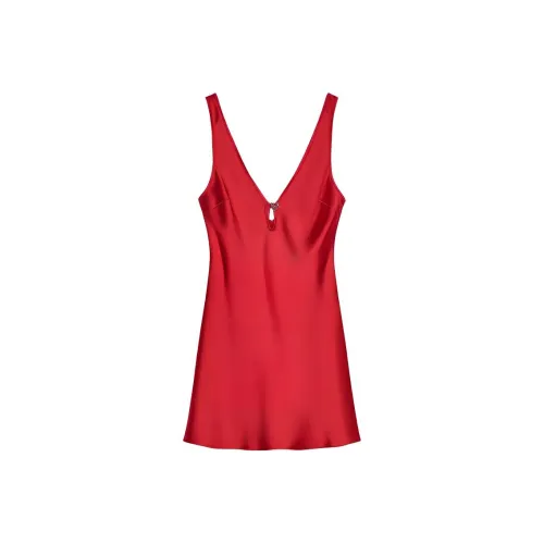 ZARA Valentine's Day Collection Sleeveless Dresses Women's Red