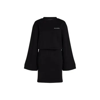 KARL LAGERFELD / Karl Lagerfeld Jeans Wide sleeve Organic cotton Minidress