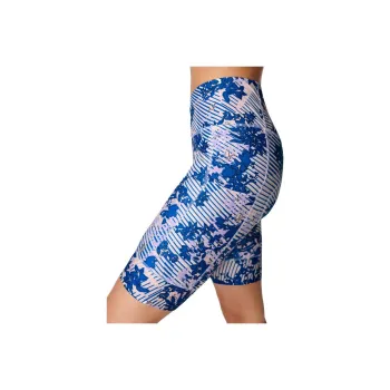 Sweaty Betty Sports Shorts Women's Blue Floral Grid Print