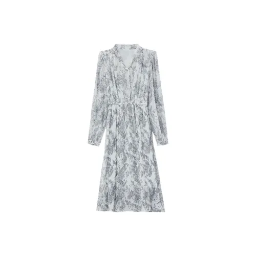 GTLA Long Sleeved Dresses Women's White
