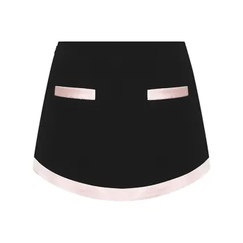 Maison Wester Casual Short Skirts Women's Black