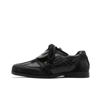 WEISHIBANGWEI Low Top Casual Shoes Unisex Black