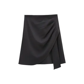 A Paradise For Awakening Casual Short Skirts Women's Black