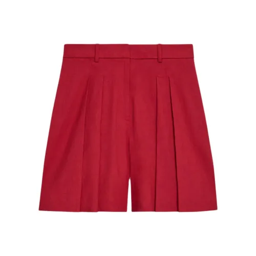 THEORY Casual Shorts Women's Cherry Red