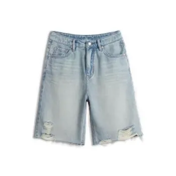Ran and pure Denim Shorts Women's Light Blue