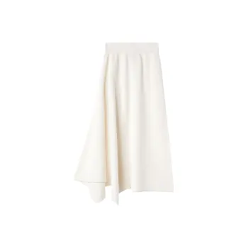 Loro Piana Tazawa Skirt Casual Long Skirts Women's White