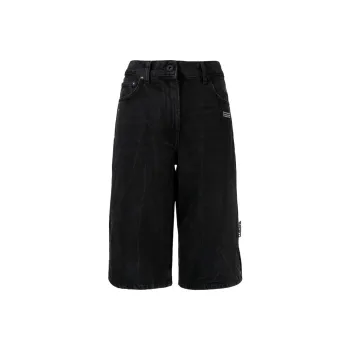 OFF-WHITE Logo-print Knee-length Shorts