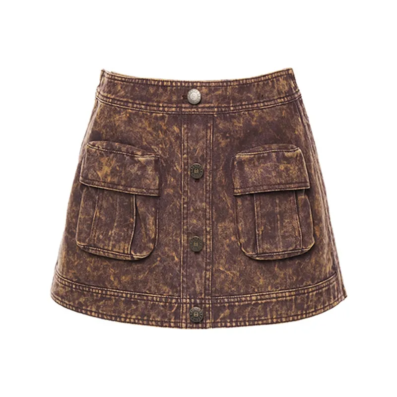 Laurence & Chico Denim Short Skirts Women's-0