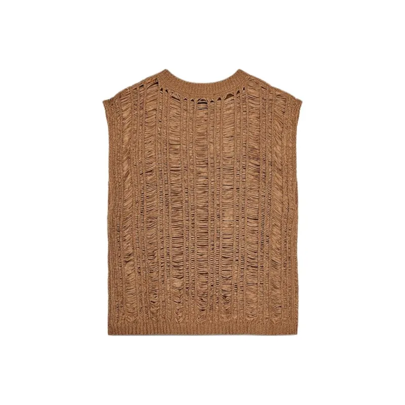 ZARA Knitwear Women's Brown Yellow-1