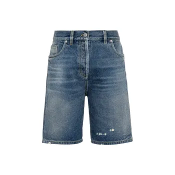PRADA Denim Shorts Women's Blue