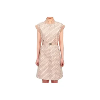DIOR Sleeveless Dress Women's Khaki