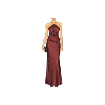 Self portrait Satin Maxi Dress