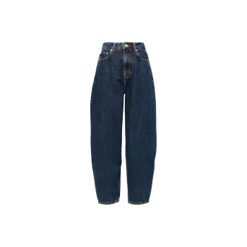 GANNI Organic Cotton Balloon Jeans