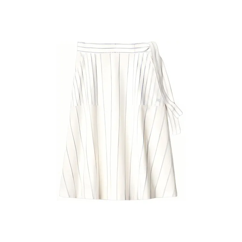 Jw Anderson X UNIQLO Jw Anderson Co-Branded Series Casual Long Skirts Women's White-0
