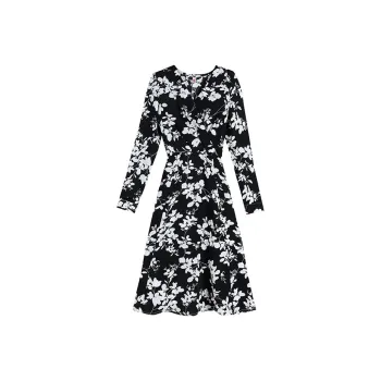 Mapping Long Sleeved Dress Women's