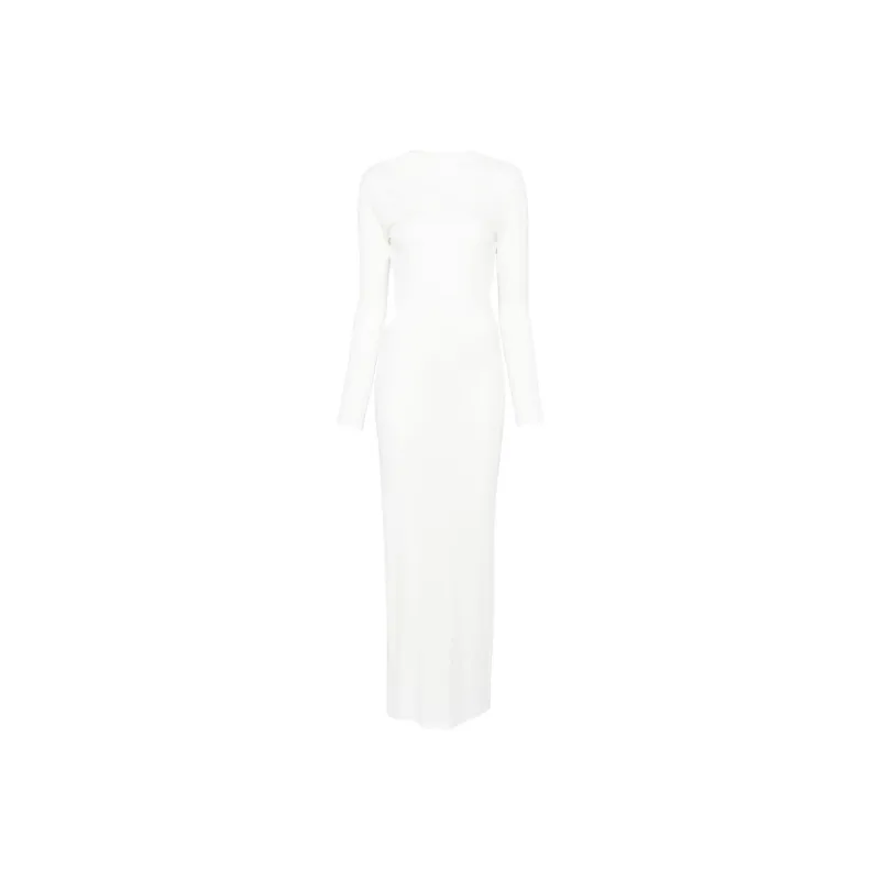 Self portrait Gathered Jersey Maxi Dress-0