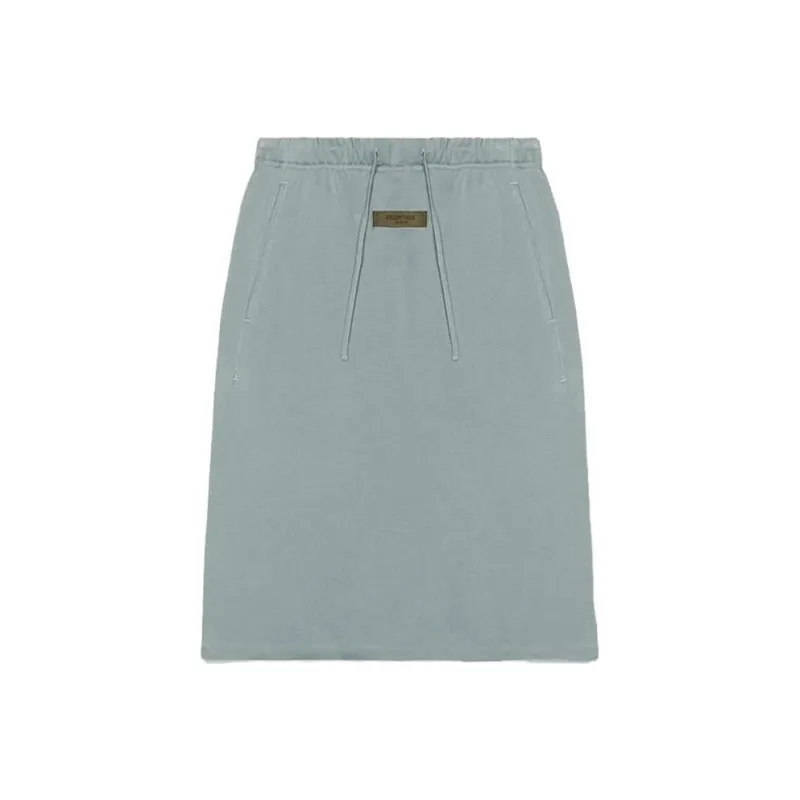 Fear Of God Essentials SS23 Casual Long Skirts Women's Haze Blue-0