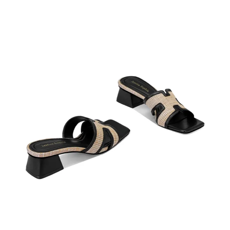 JESSICA SOPHIA Rubber Sole Odor Resistant Slide Slippers Women's-6