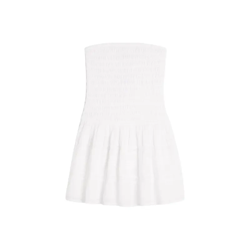 Hollister Sleeveless Dress Women's White-0