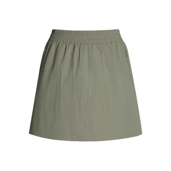 THE SEA LIFE Casual Short Skirts Women's Mint Green