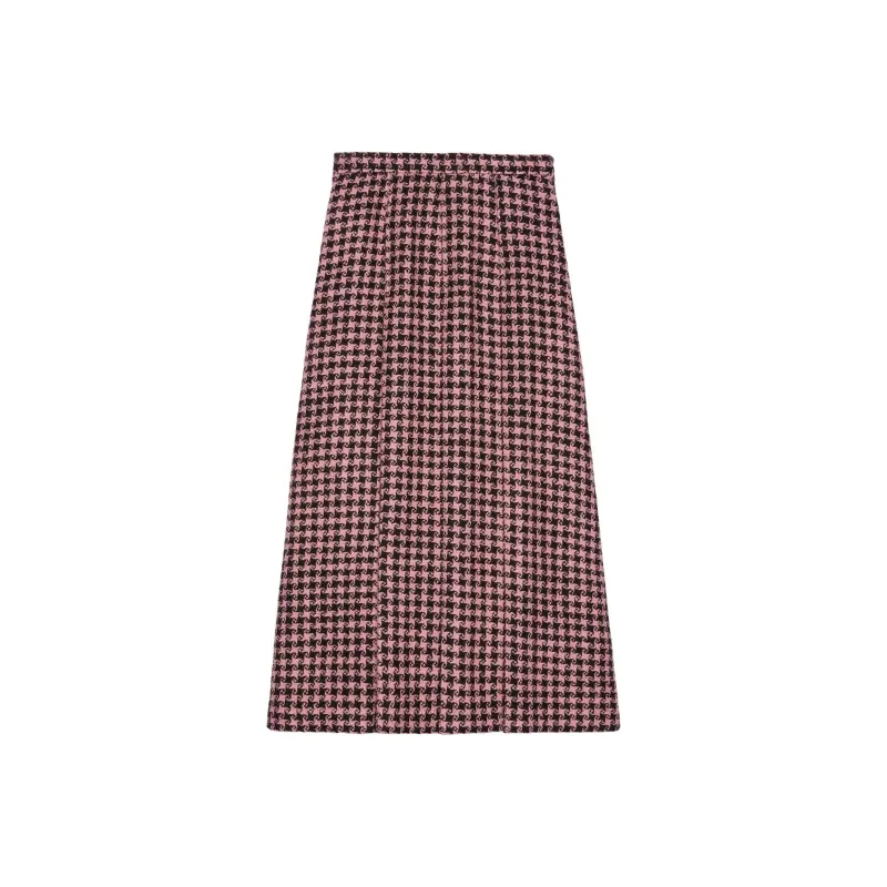 GUCCI Casual Long Skirts Women's Brown-0