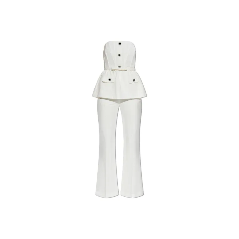 Self portrait Crepe Jumpsuit-0