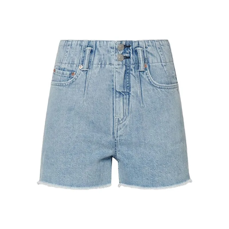 EVISU Denim Shorts Women's Blue-0