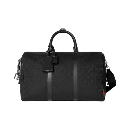 GUCCI GG Canvas Travel Bag Men's Black