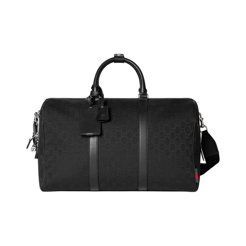 GUCCI GG Canvas Travel Bag Men's Black-0