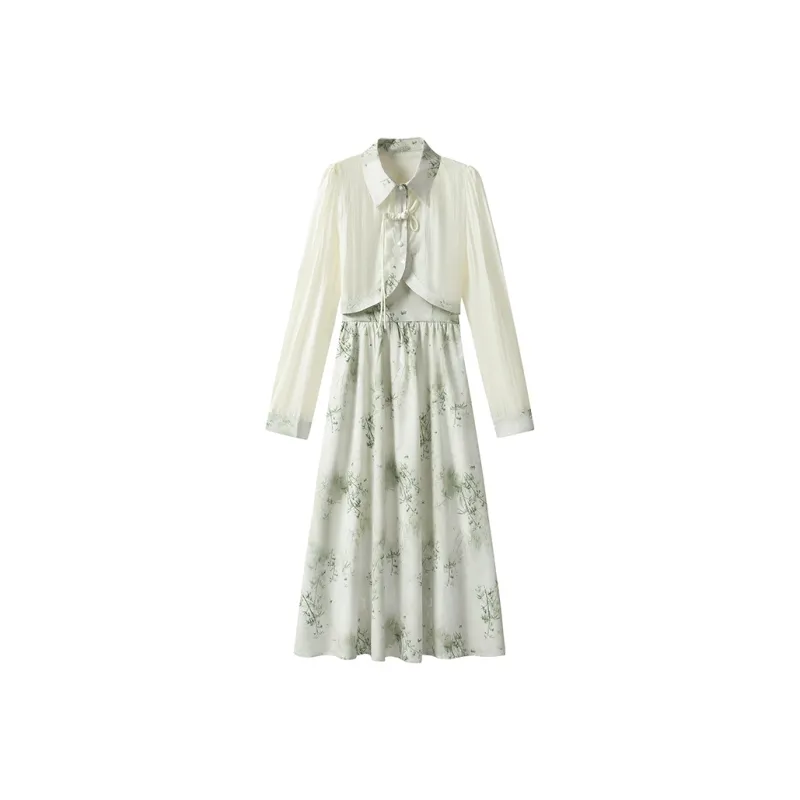 FAIRWHALE Two Piece Skirt Sets Women's-0