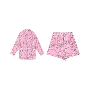 ELF SACK Casual Suits Women's Summer Pink