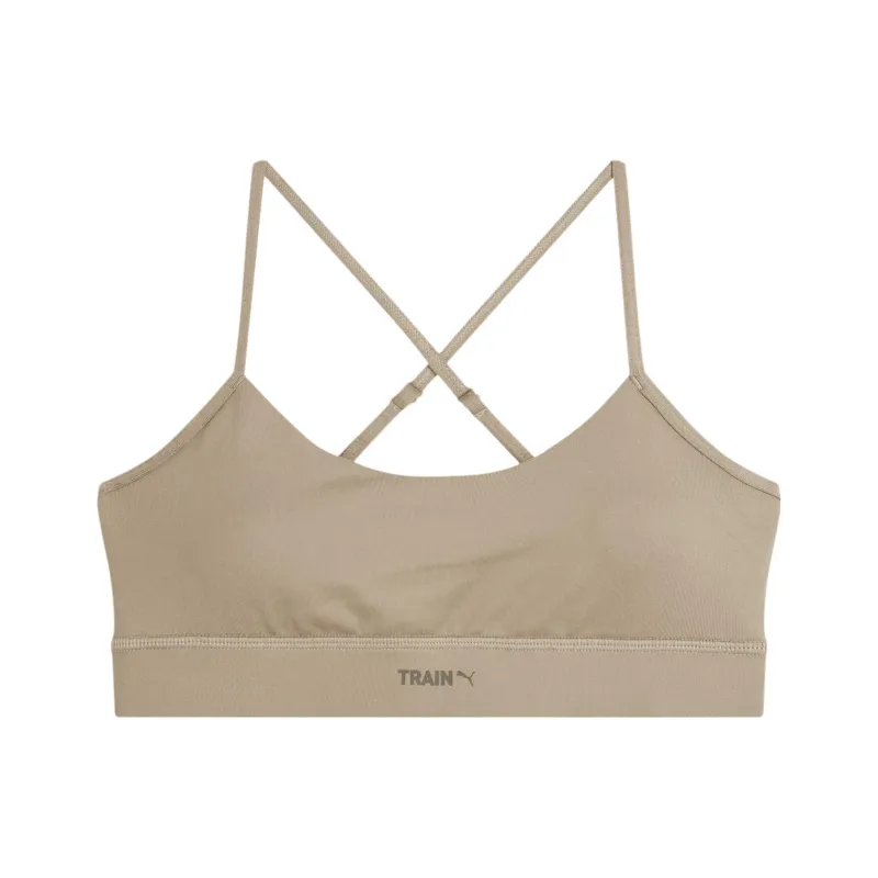 PUMA EVOLVE Low Impact Training Bra Sports Underwear Women's Khaki-0