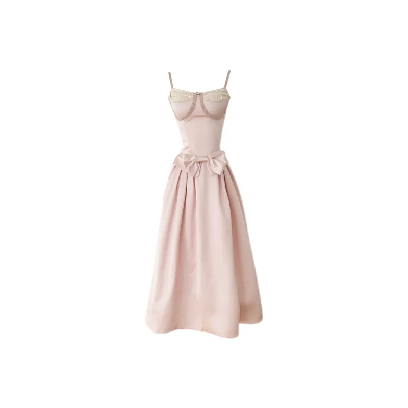 Udon House Slip Dress Women's Pink-0